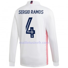 Maillot de Foot Real Madrid Sergio Ramos 4 Domicile 2020-21 Manches Longues